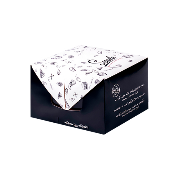 جعبه برگر لاک باتوم